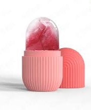 Silicone cleansing ice lattice