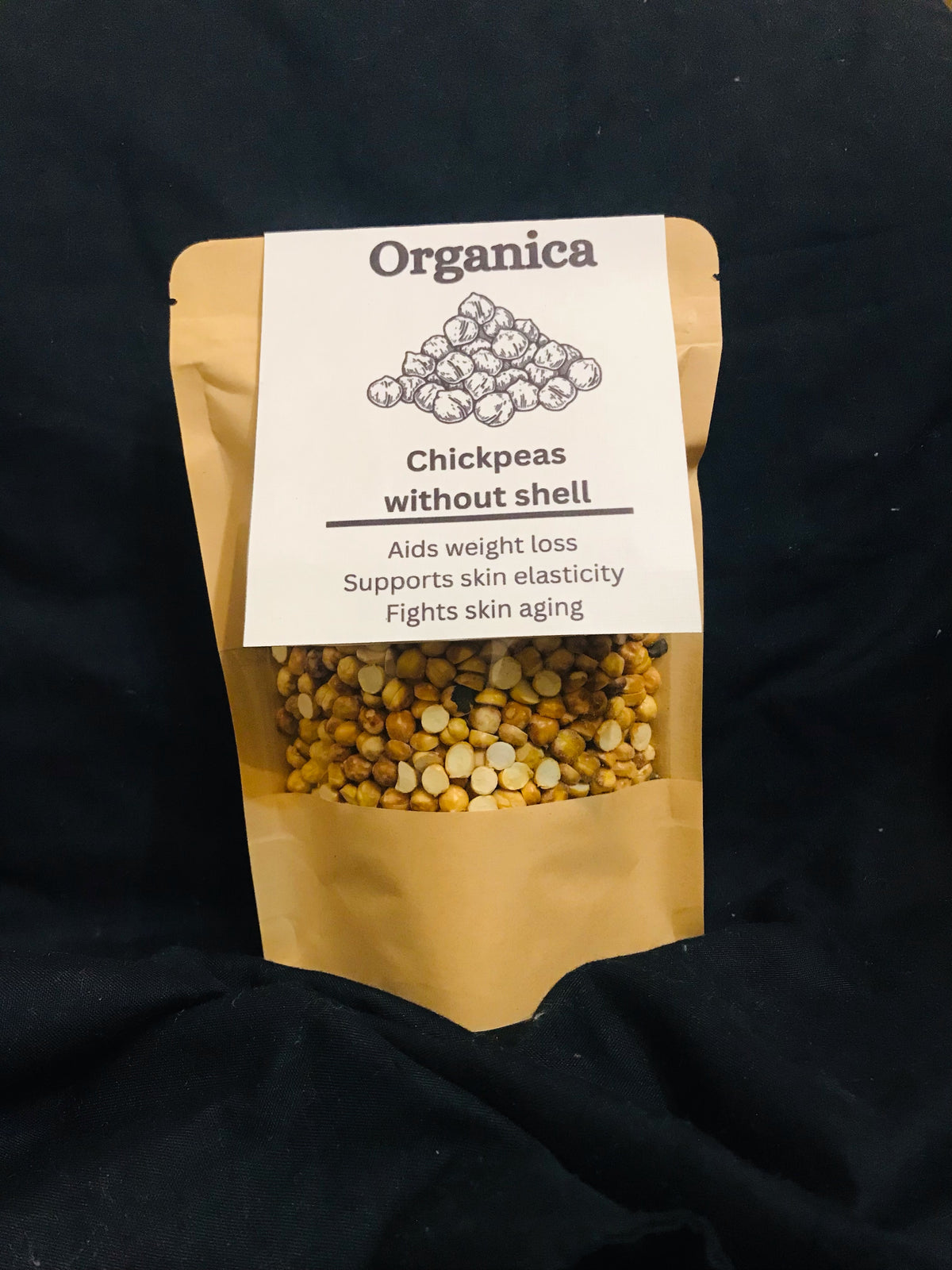 Chickpeas without shell