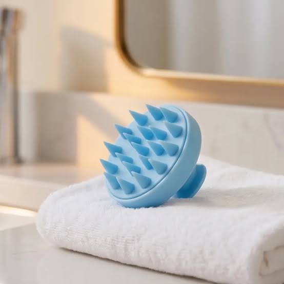 Silicone scalp massger